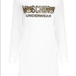 MOSCHINO underwear long sleeve sweater dress